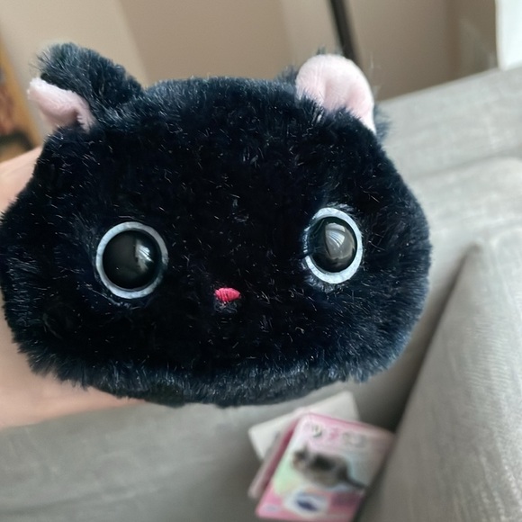 Tsuchineko Fuwa Fuwa Black Cat Pen Pouch Collection Selkirk Rex Black Plush - Picture 3 of 9